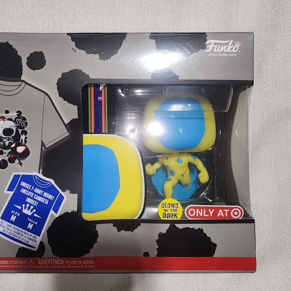 the spot medium shirt and glow in the dark funko figure - Picture 2 of 5